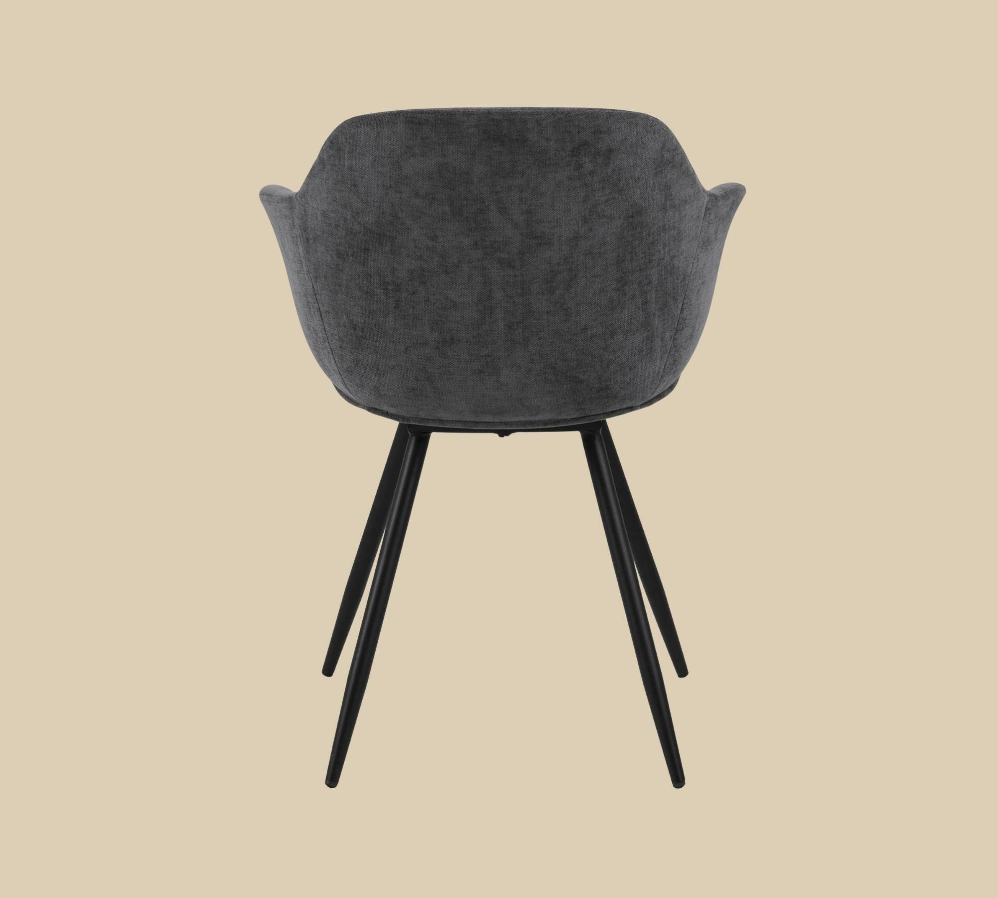 Minimalist armchair Gray 4
