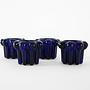 4x Candle Holder Set Cobalt Blue
1970s 5