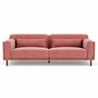 Harvey Sofa 3-Sitzer Velour Lux Vintage Rosa 0