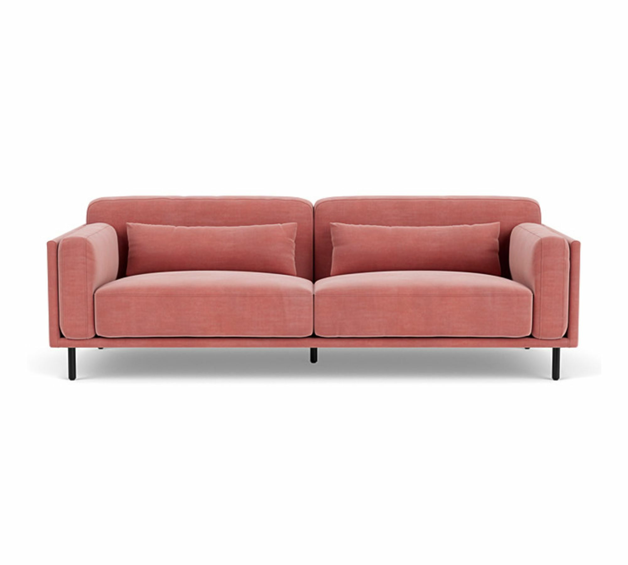 Harvey Sofa 3-Sitzer Velour Lux Vintage Rosa 0
