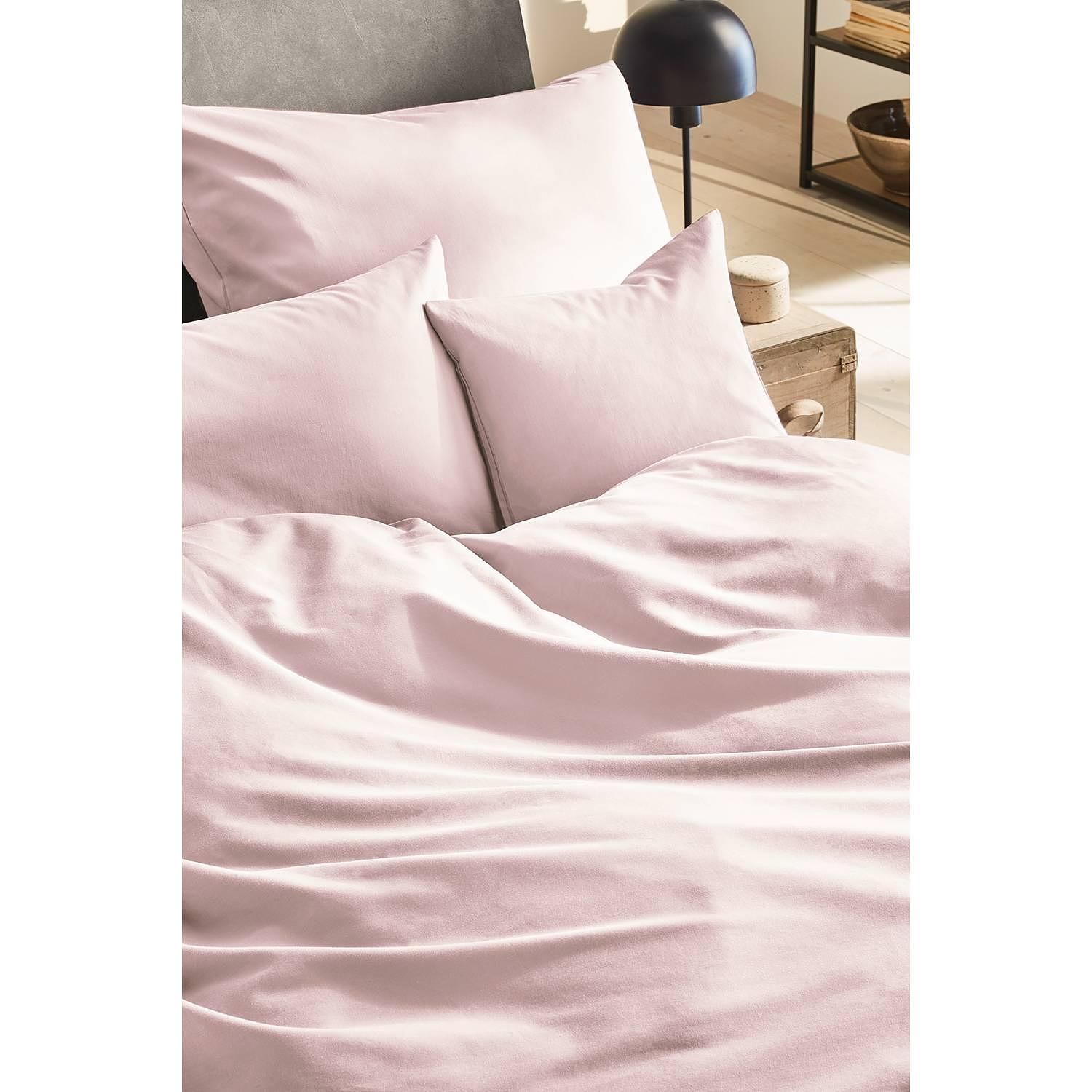 Montainville Luxus-Satin-Bettwäsche Baumwolle Rosa 4