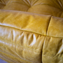 Togo Sofa 3-Sitzer Pull-Up-Leder Gelb 7