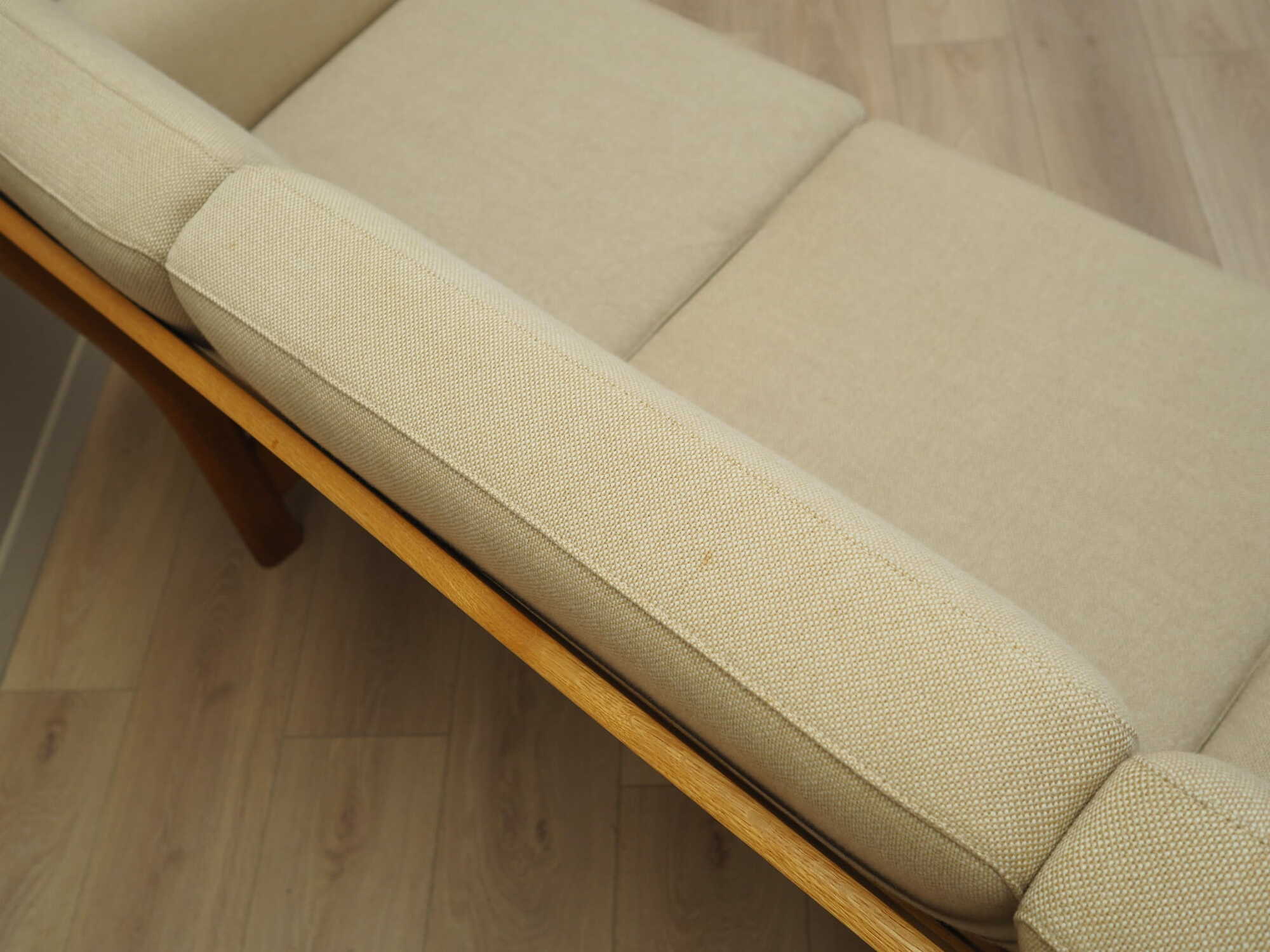 Sofa Textil Beige 1960er Jahre 9