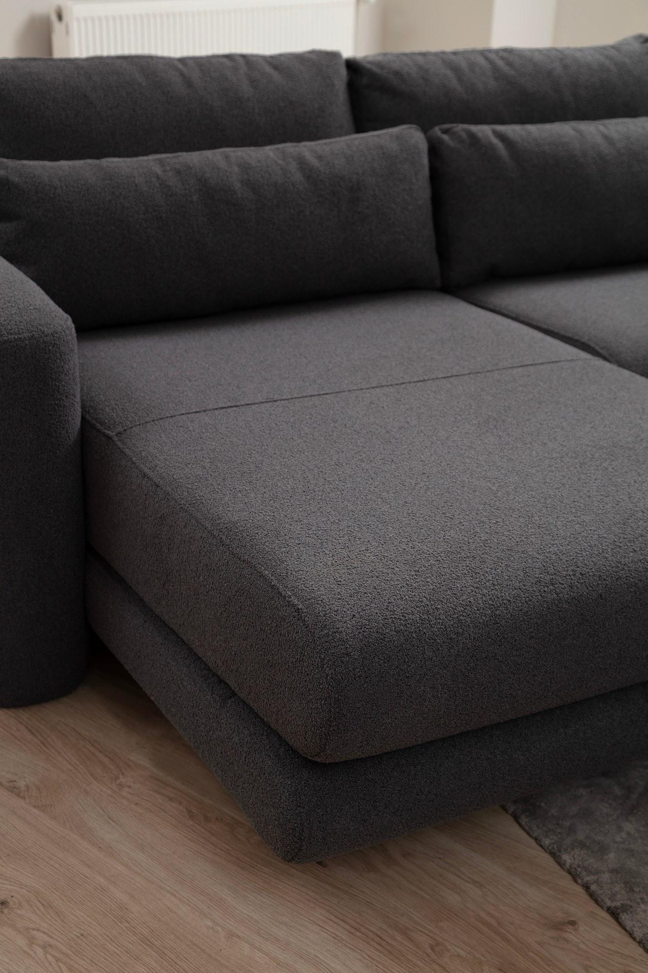 Lily Ecksofa Links Grau 5