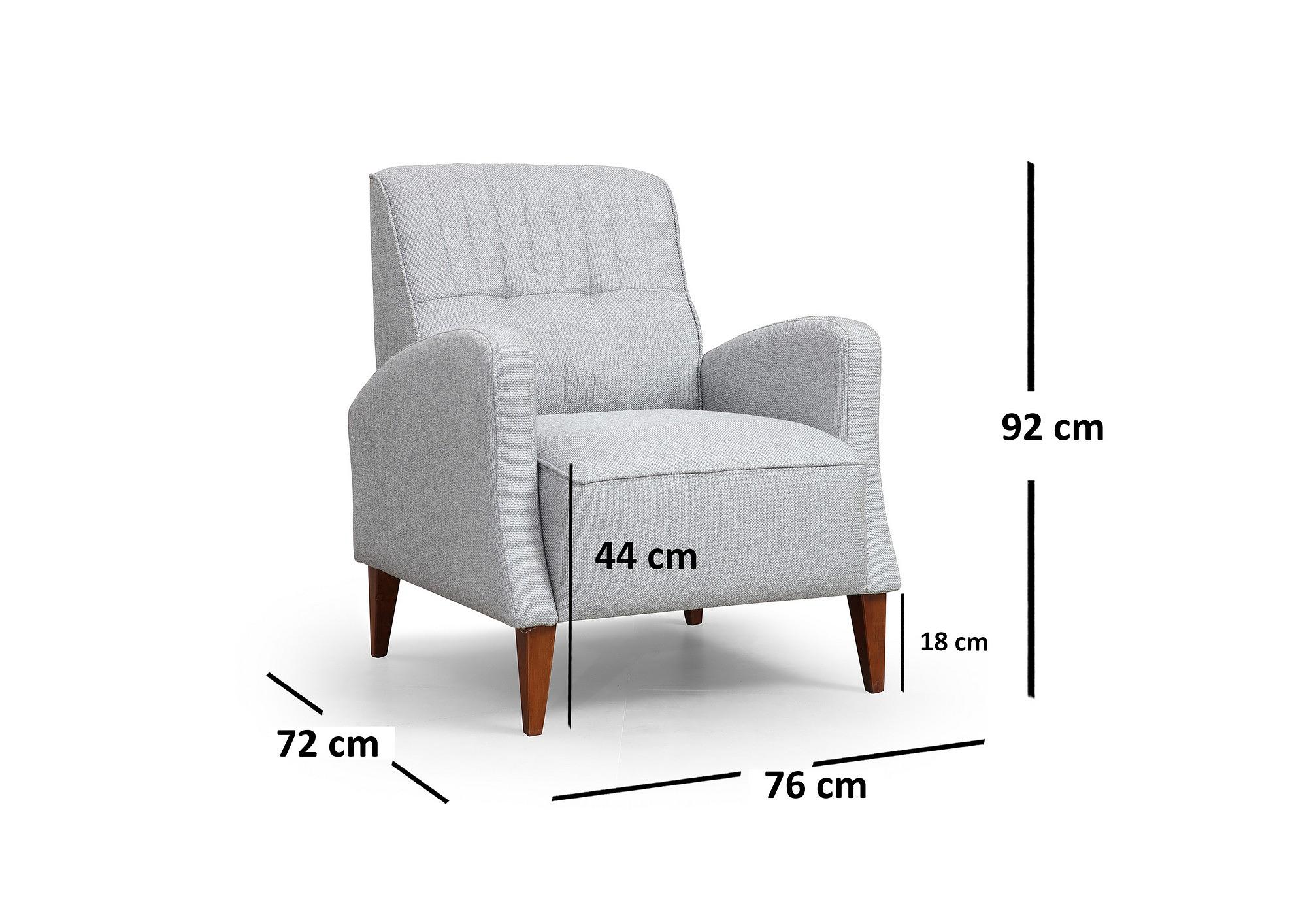 Montana Armchair Grey 2