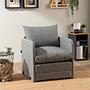 Saga Sofa Bed 1-seater Light Grey 0