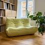 Togo Sofa 2-seater Alcantara Mint Green 0