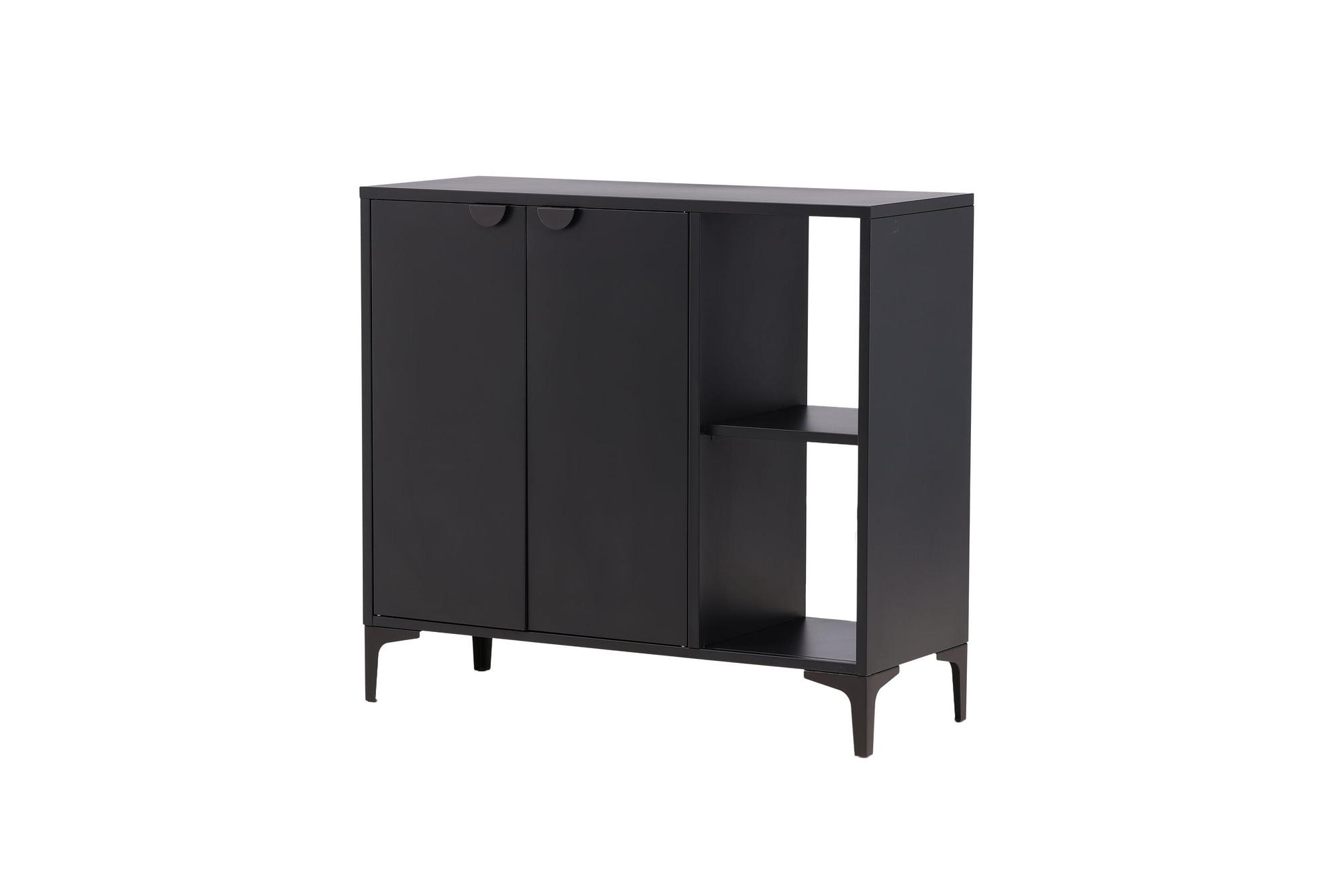Plate Cabinet Steel Black 1