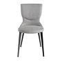 Dining chair textile grey 1