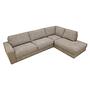 Ecksofa Easton Rechts 3-Sitzer Beige 8