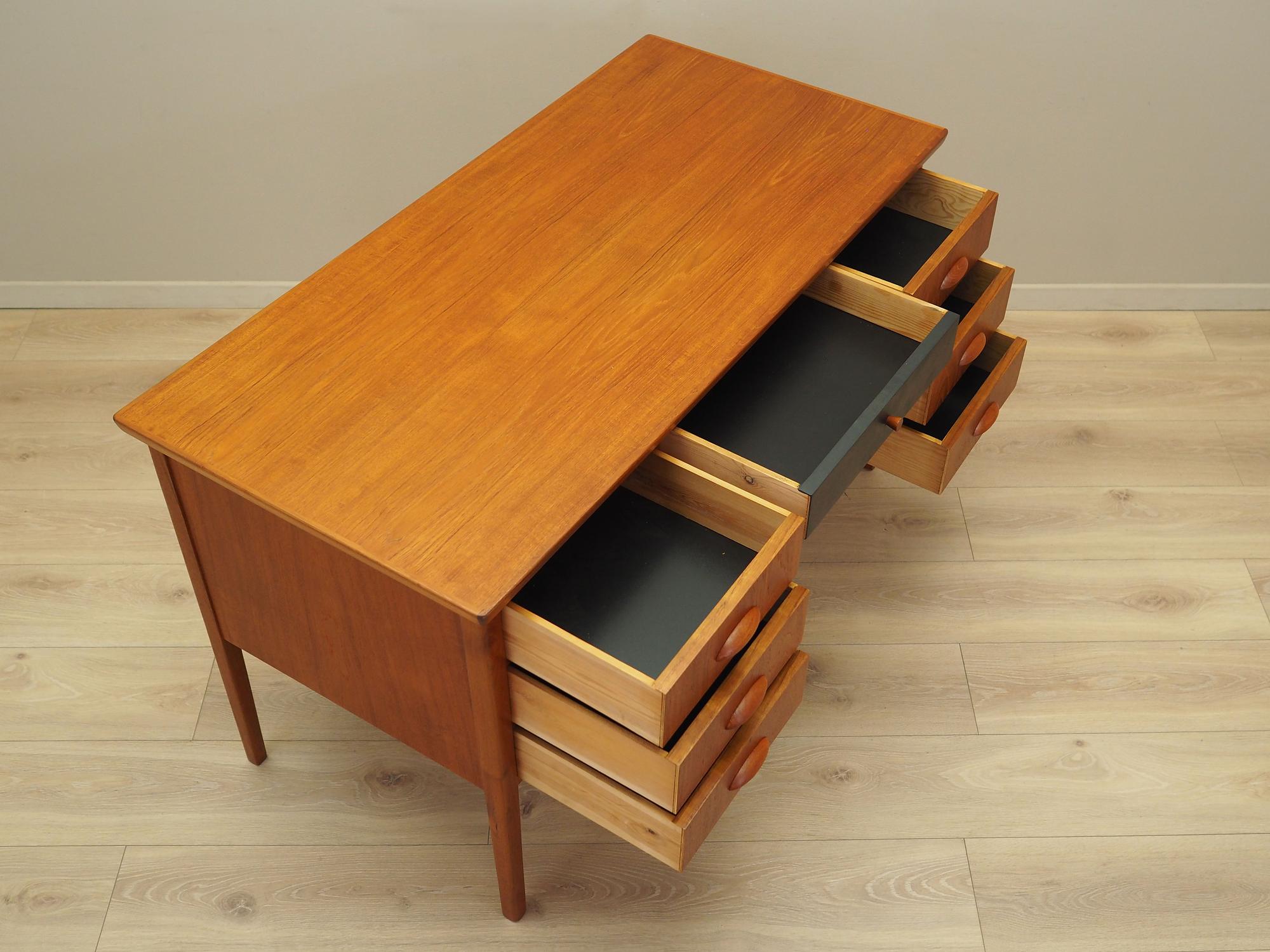 Desk Teak 1970s 10