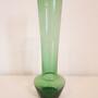 Vintage Vase Glas Grün 2