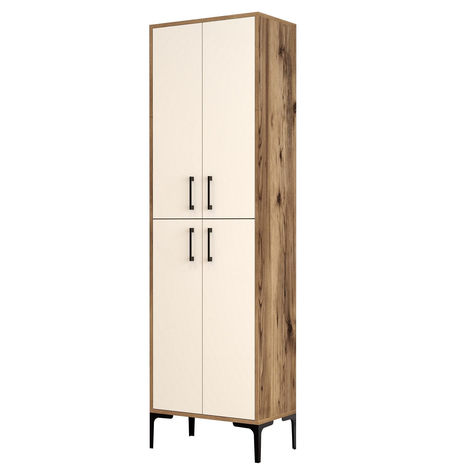 Benta Schrank Walnussbraun Creme 4