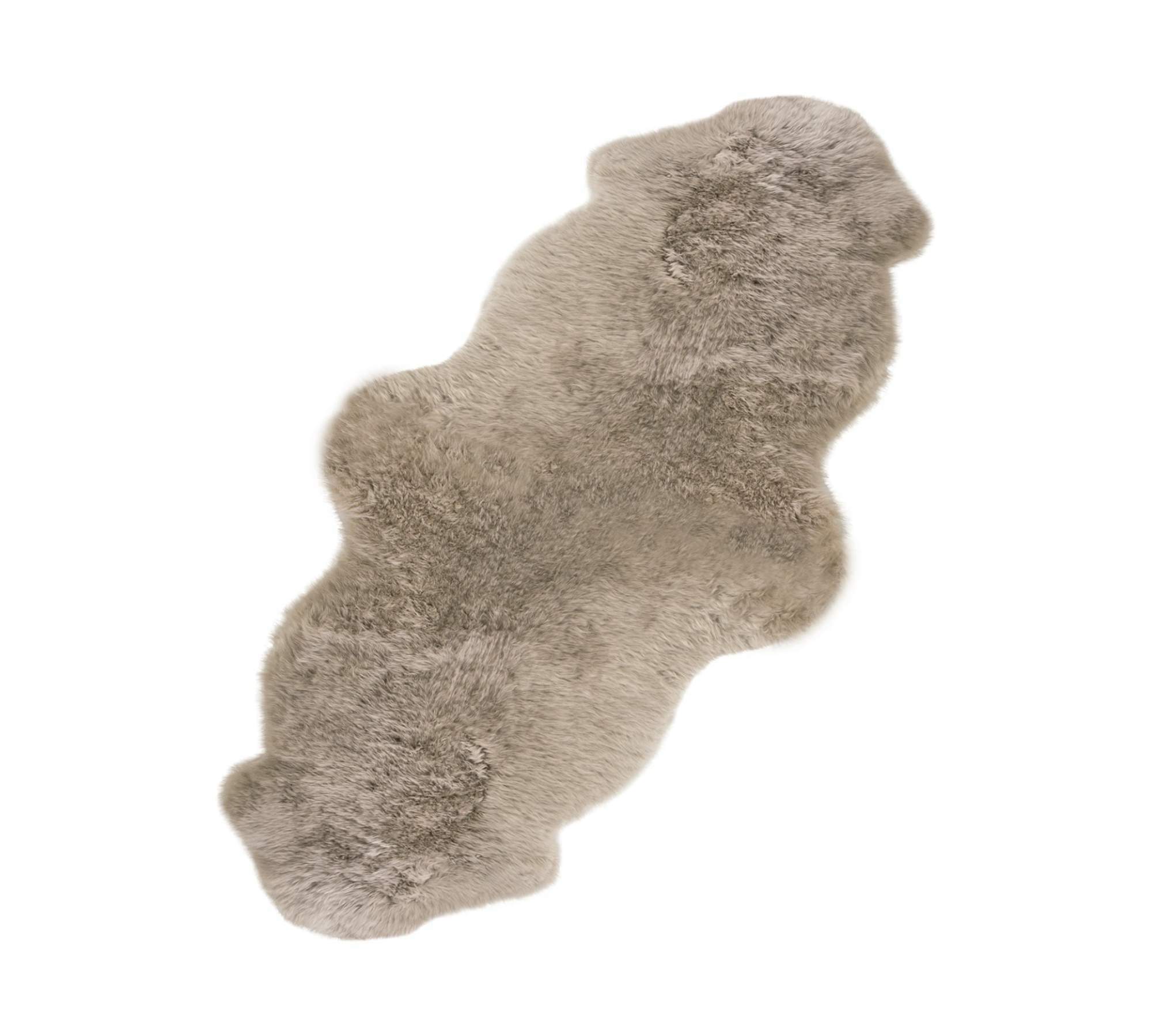 Schaffell Teppich Hellbraun 1