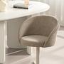 Armchair LECHER Set of 2 Beige 2