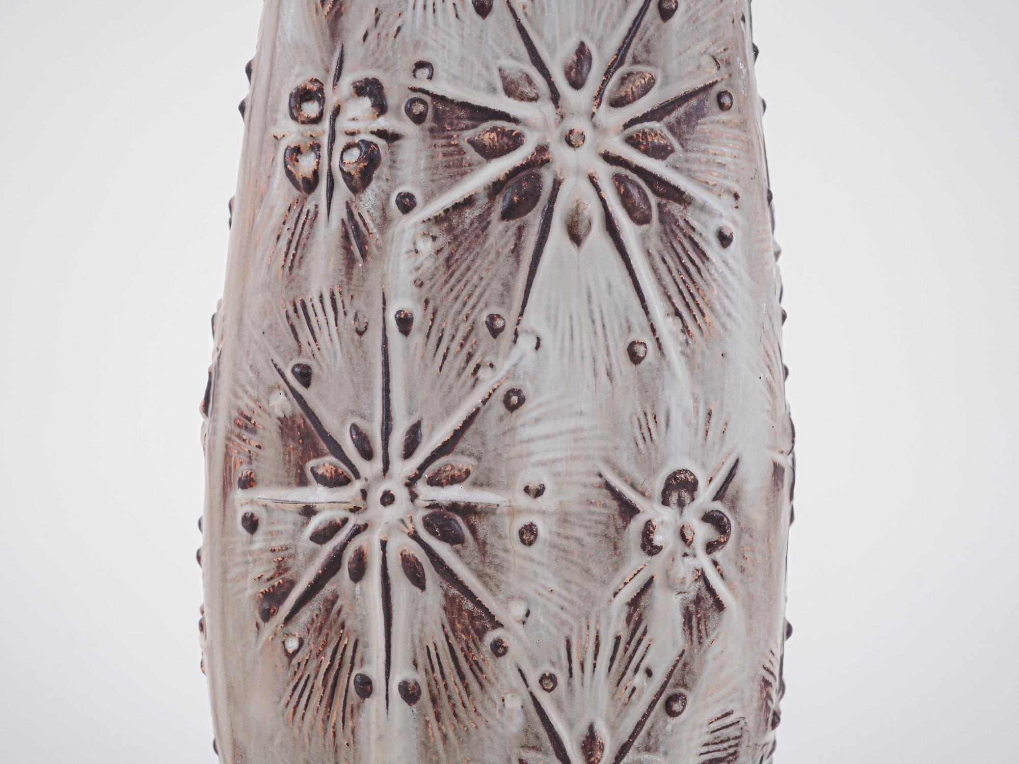 Ceramic Vase Beige 1960s 3