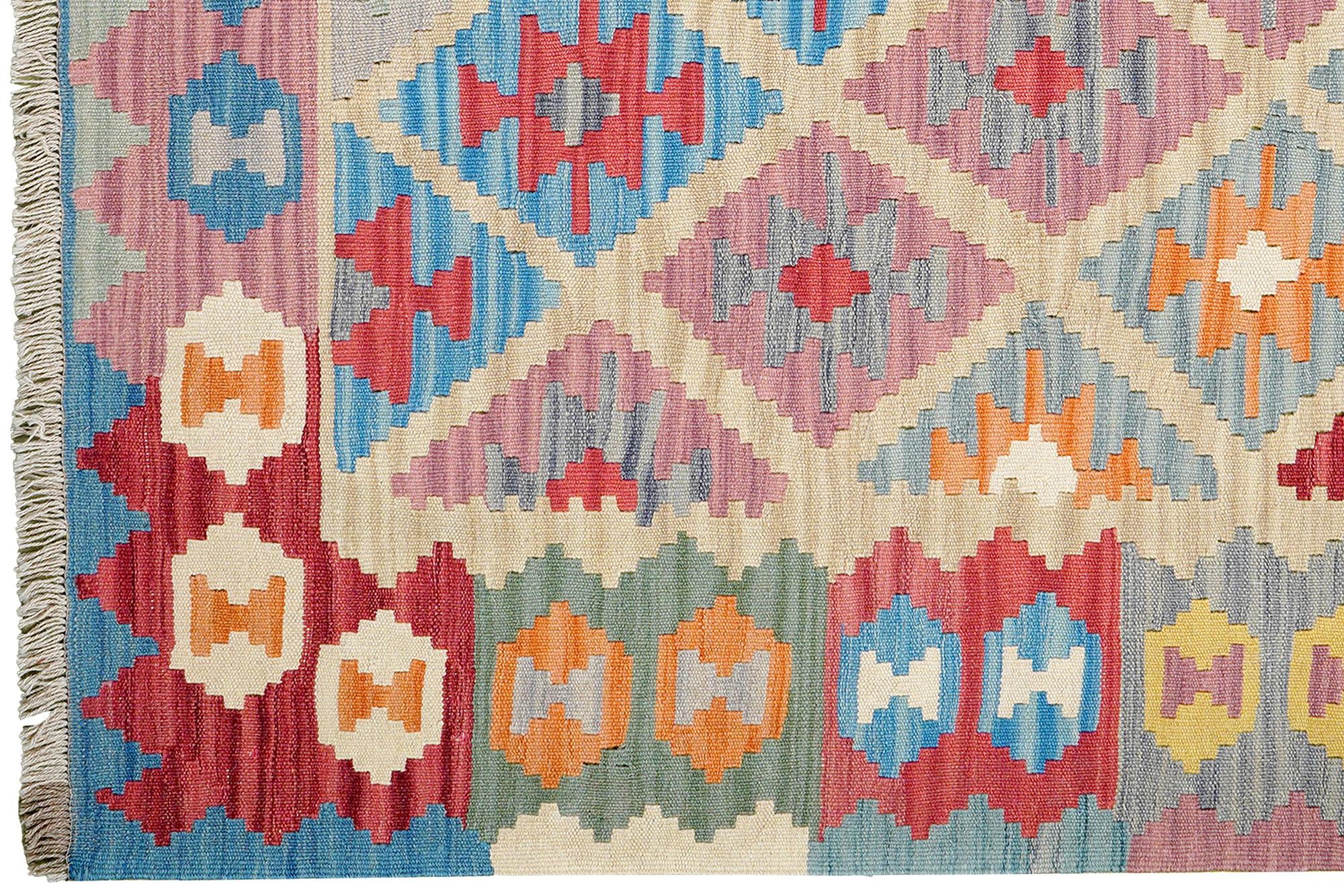 Tappeto Kilim Gashgai Multicolore 1