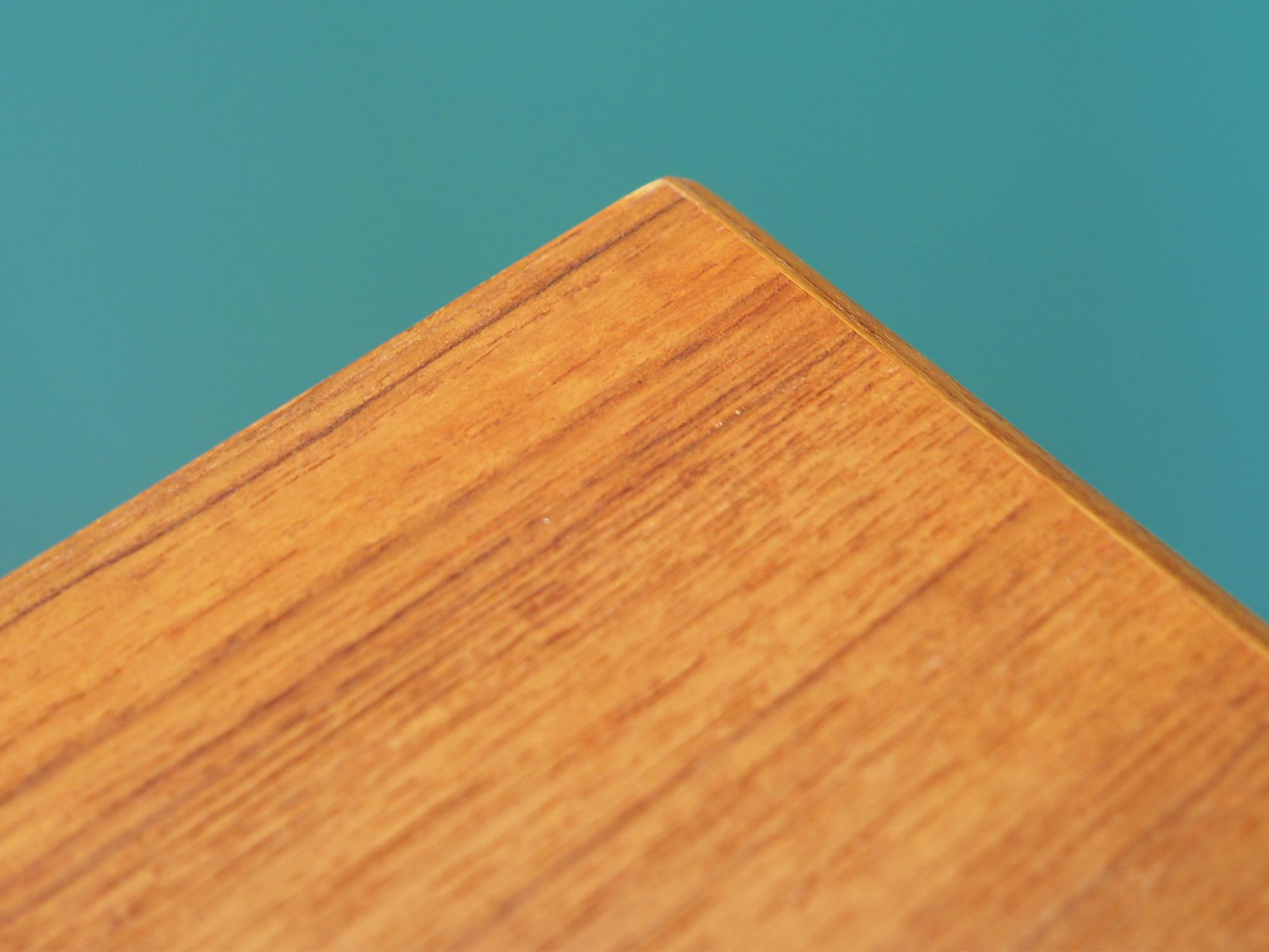Vintage bookshelf Teak brown 1960s 11