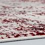 Noa I Kurzflorteppich Rot Creme 80 x 150 cm 2