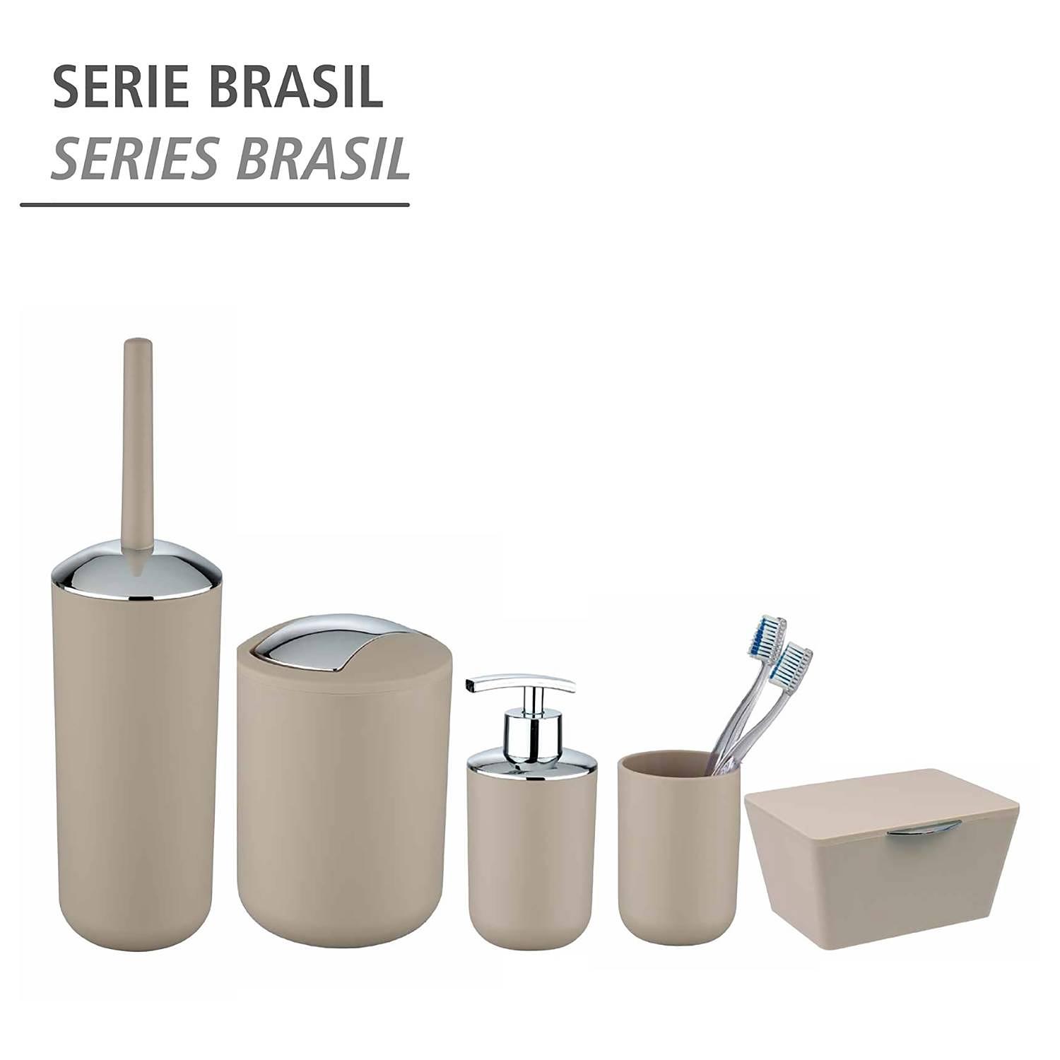 Schwingdeckeleimer Brasil Taupe 3