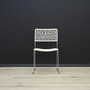 2x Vintage chair metal white 1960s 5