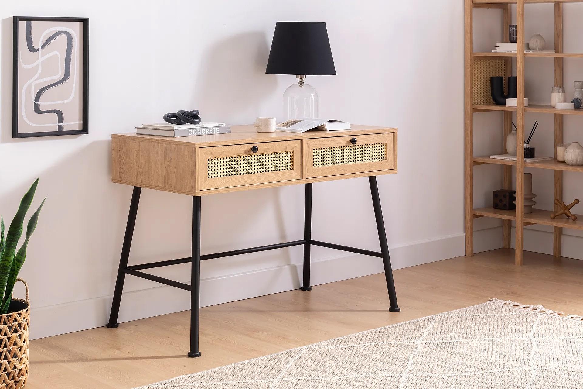 Nala 107 Desk Brown 3