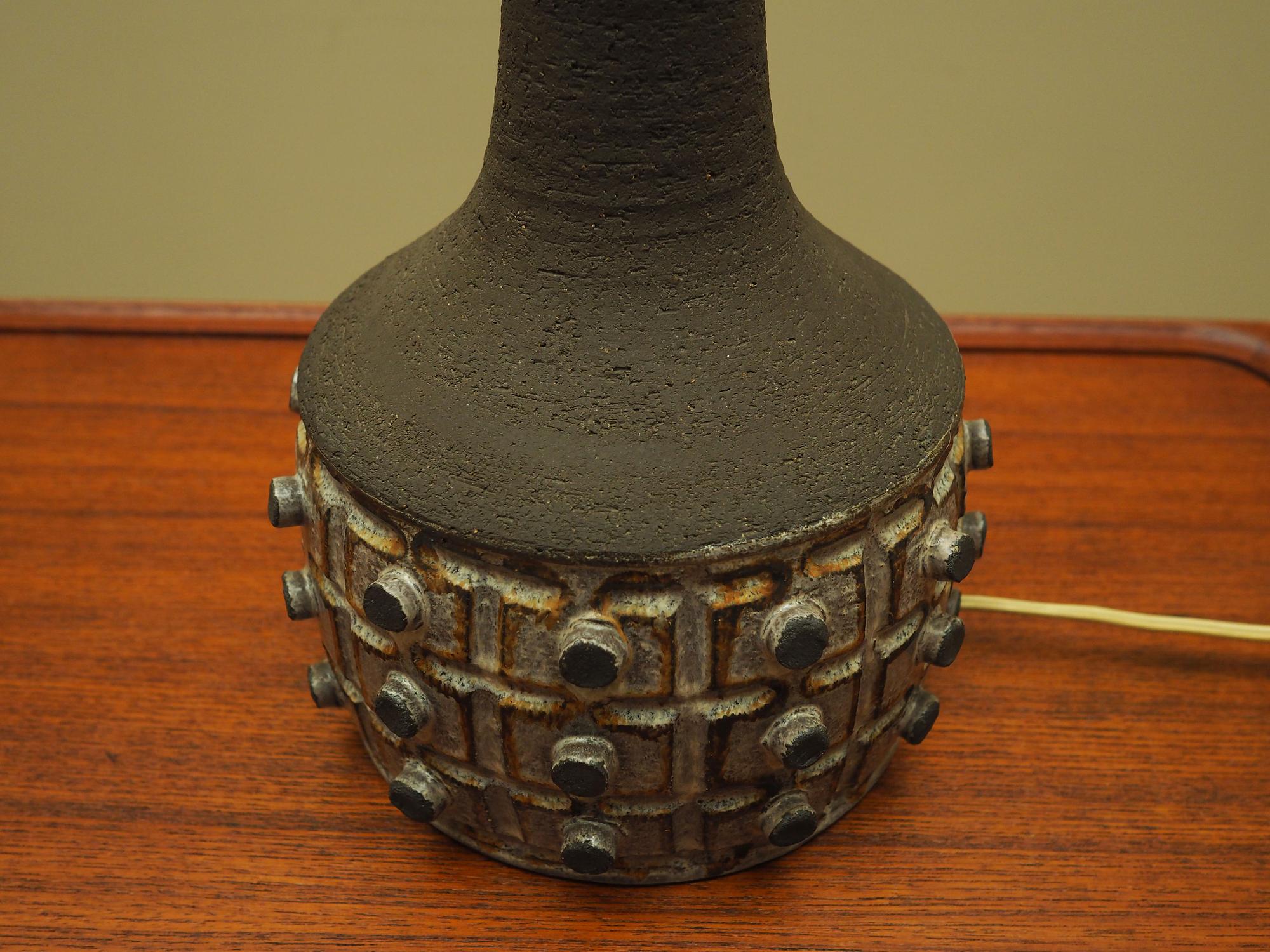 Tischlampe Keramik 1970er Jahre 7