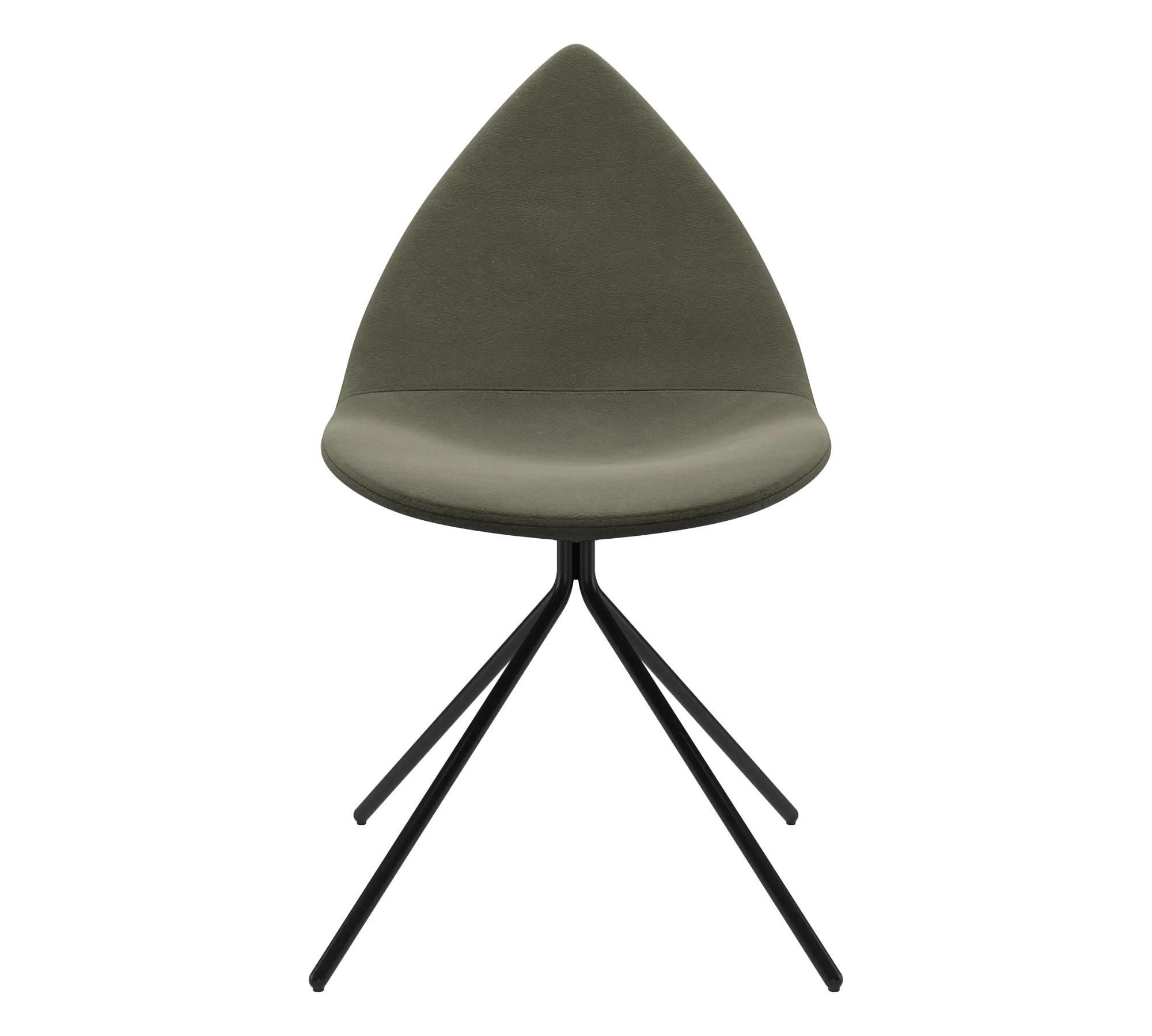 Ottawa dining chair York leather olive green 2