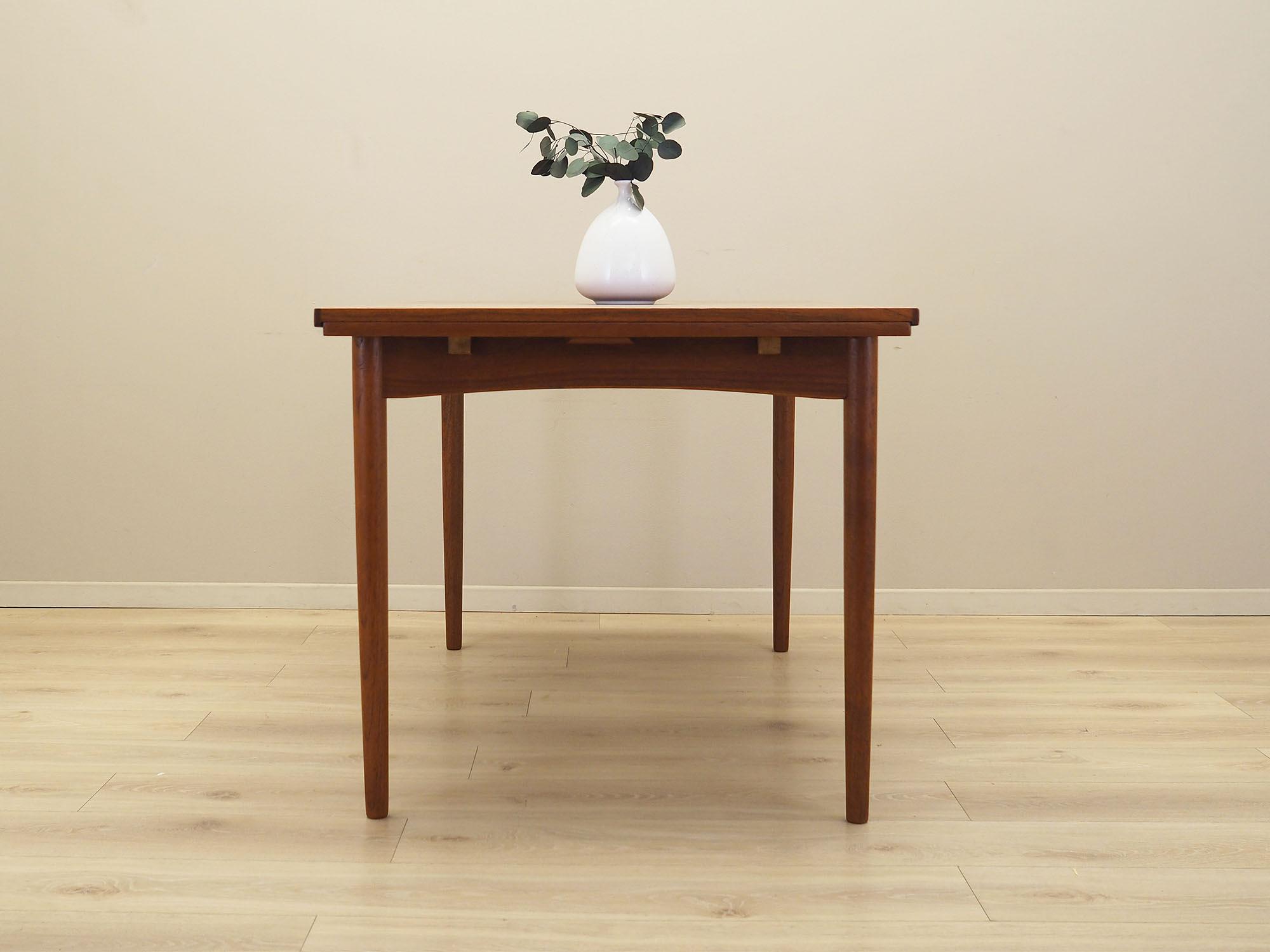 Dining table teak 1960s 3