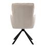 Salvin Swivel Armchair Set of 2 Beige 3