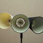 Floor lamp Metal Textile Multicolor 1970s 7