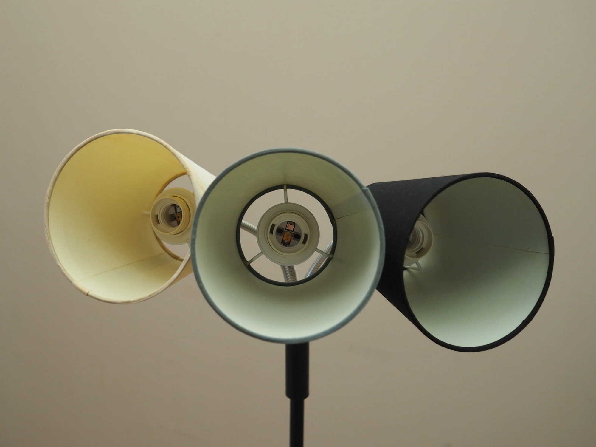 Floor lamp Metal Textile Multicolor 1970s 7