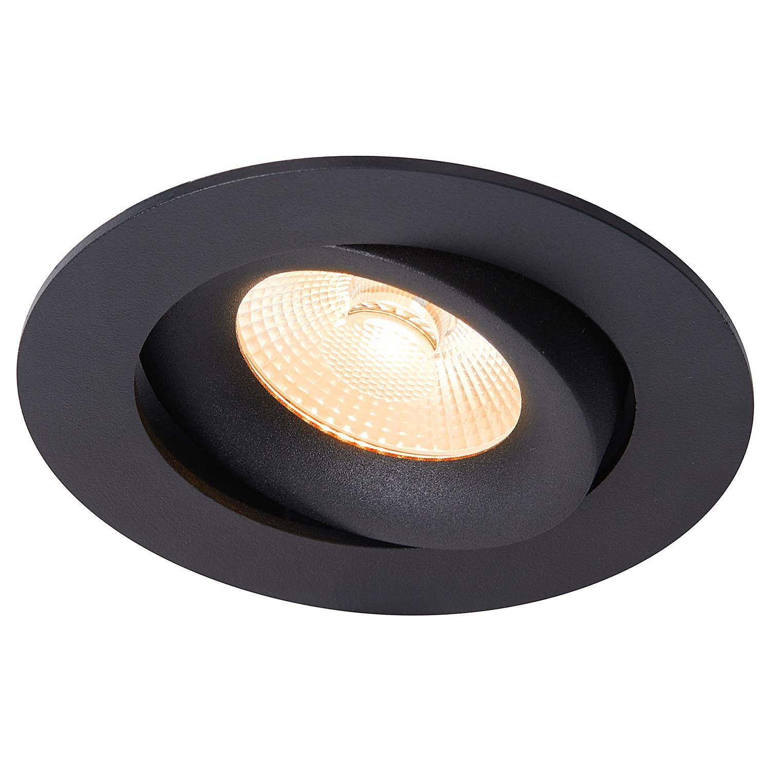Einbauleuchte Aliki Aluminium Schwarz 1