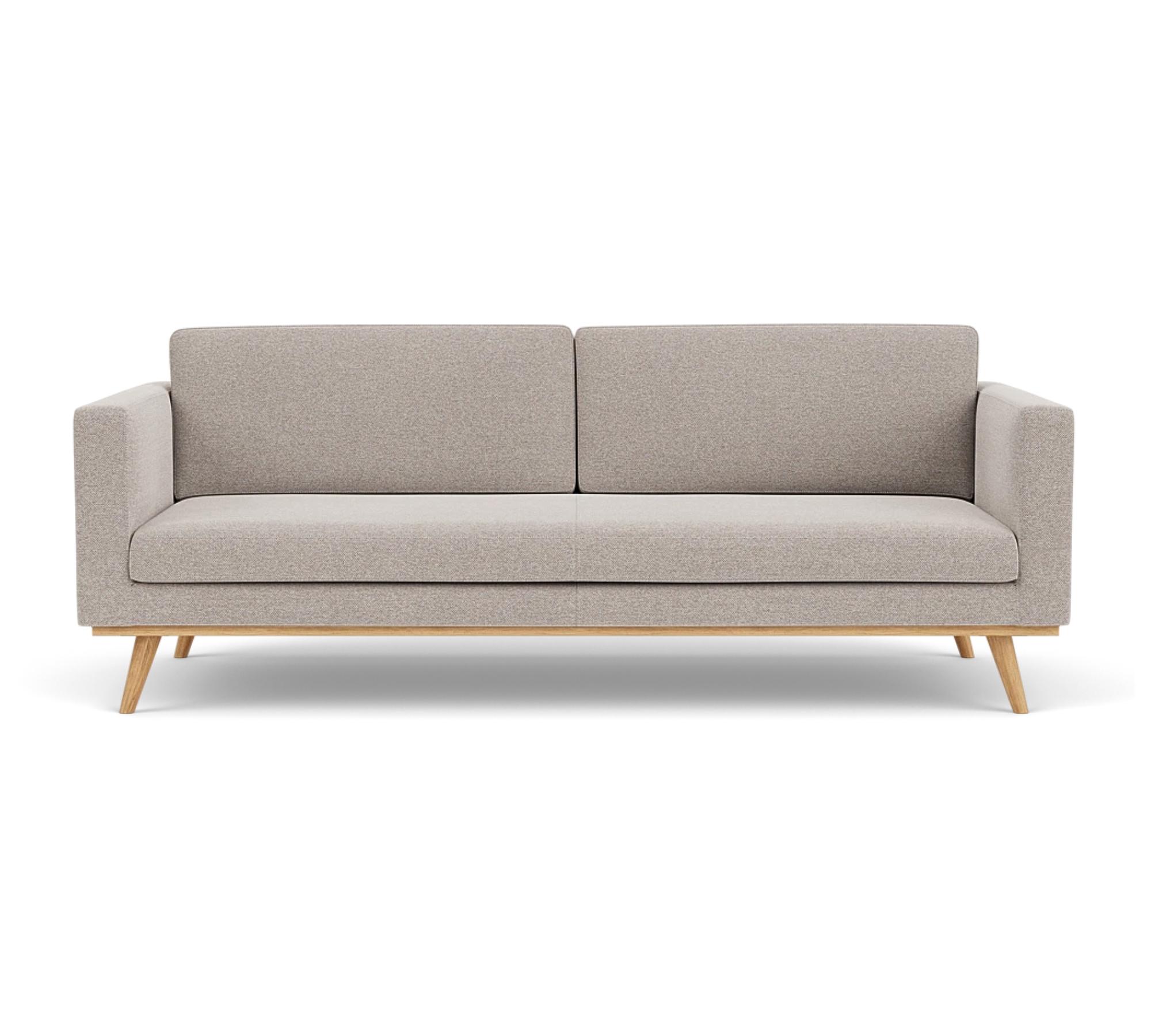 Johan 3-Sitzer Sofa Agens Brown 0