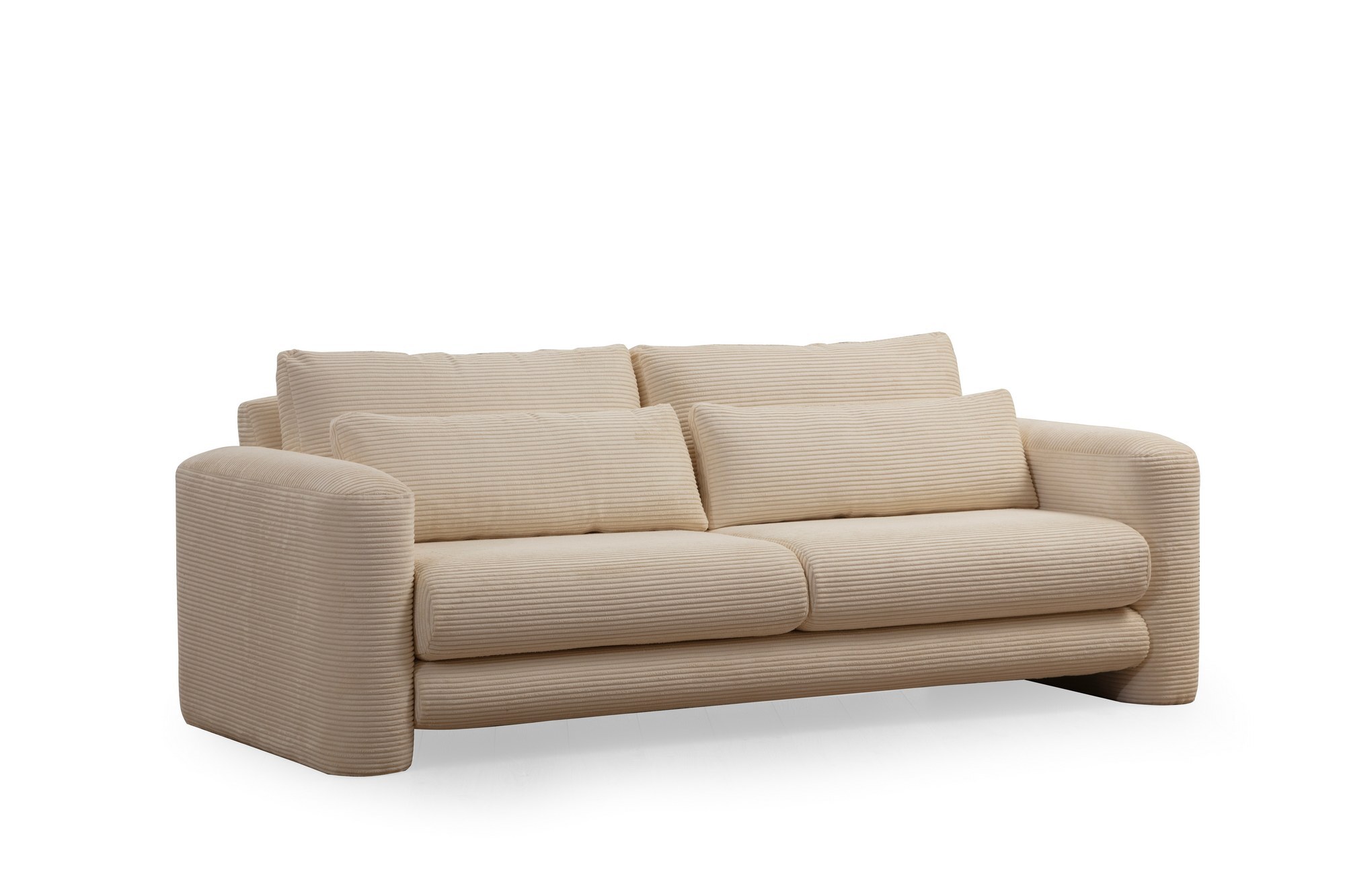 Sofa 3-seater Beige 0