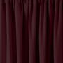 Vorhang mit Kräuselband Textil Rot 2