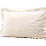 Hailey Pillowcase Poly Velvet White 70×100cm 1
