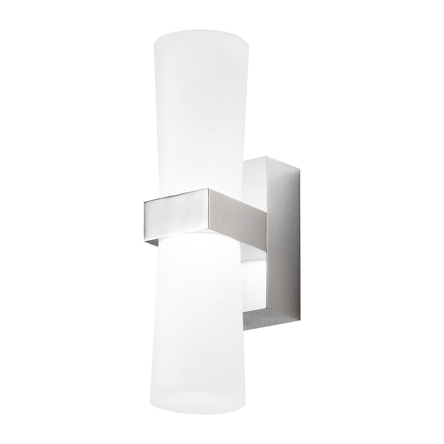 Iglesias LED-Wandleuchte Glas Metall 1-flammig 0