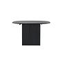 Matilda Dining table extendable MDF Veneer Black ø130/180cm 6