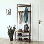 Webberville Compact Wardrobe Brown 3