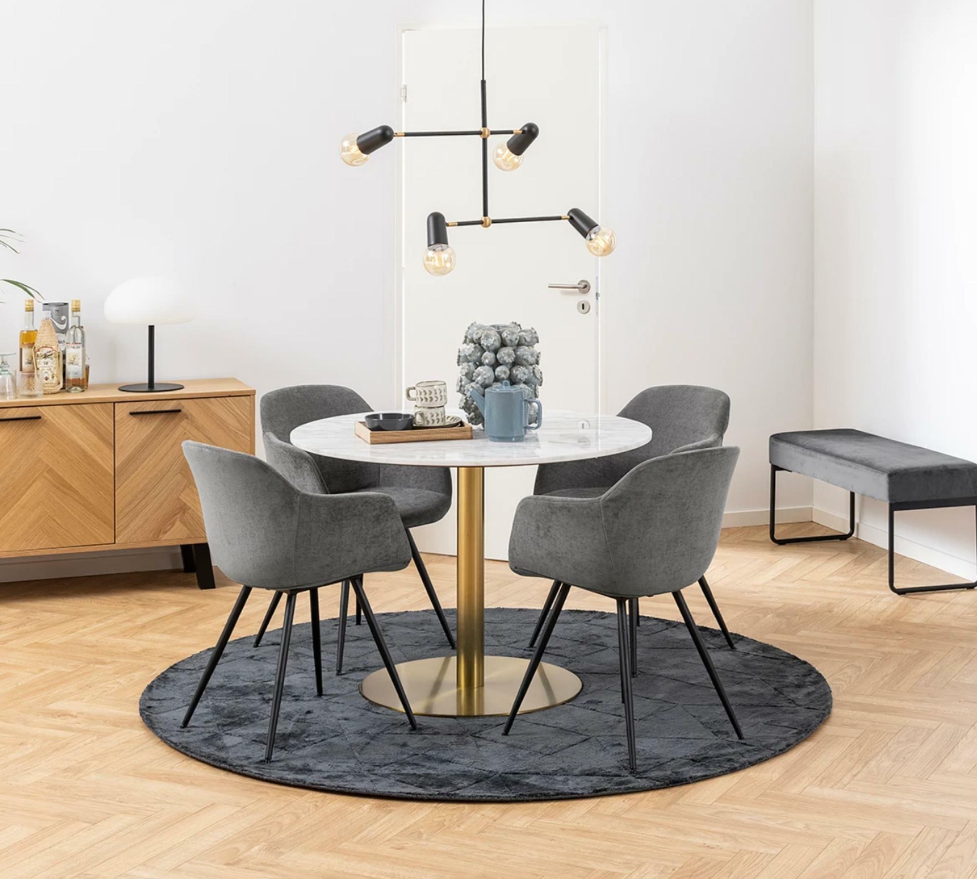 Minimalist armchair Gray 5