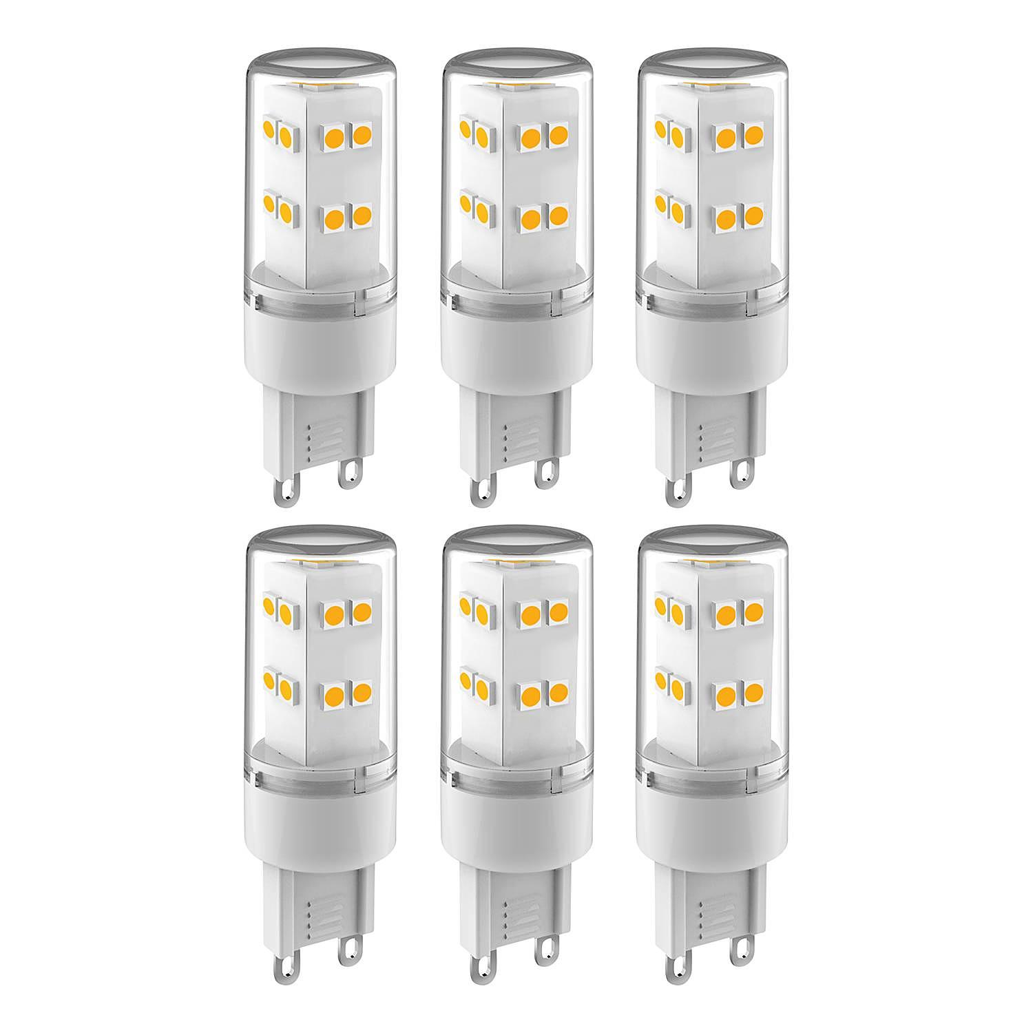Leuchtmittel G9 I (6er-Set) Kunststoff 6-flammig 0