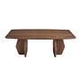 Coffee table walnut brown 1