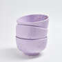 2x Party Mini Mini Schüssel Keramik Violett 1