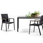 Soft Tisch Aluminium HPL-Platte Anthrazit 160 x 100 cm 8