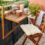 Gartentisch Holz Braun 0