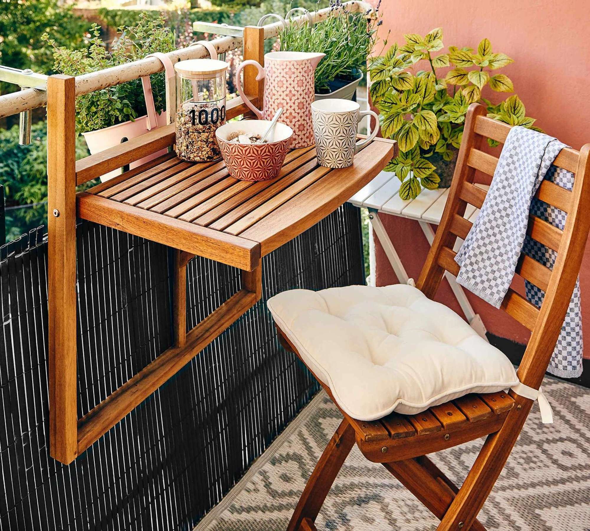 Gartentisch Holz Braun 0