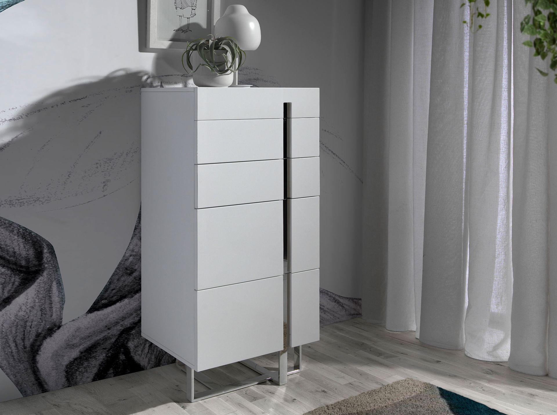 7018 Chiffonier Verchromter Stahl 1