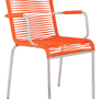 Fiam Mya Spaghetti Stapelsessel Orange 0