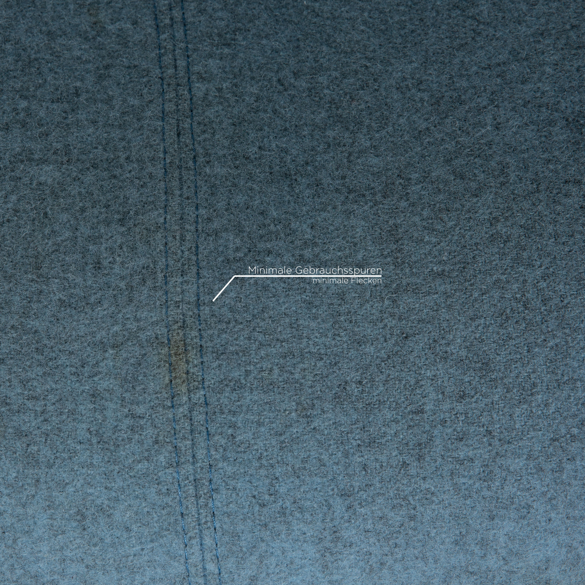 2x Alster Stuhl Stoff Blau 3
